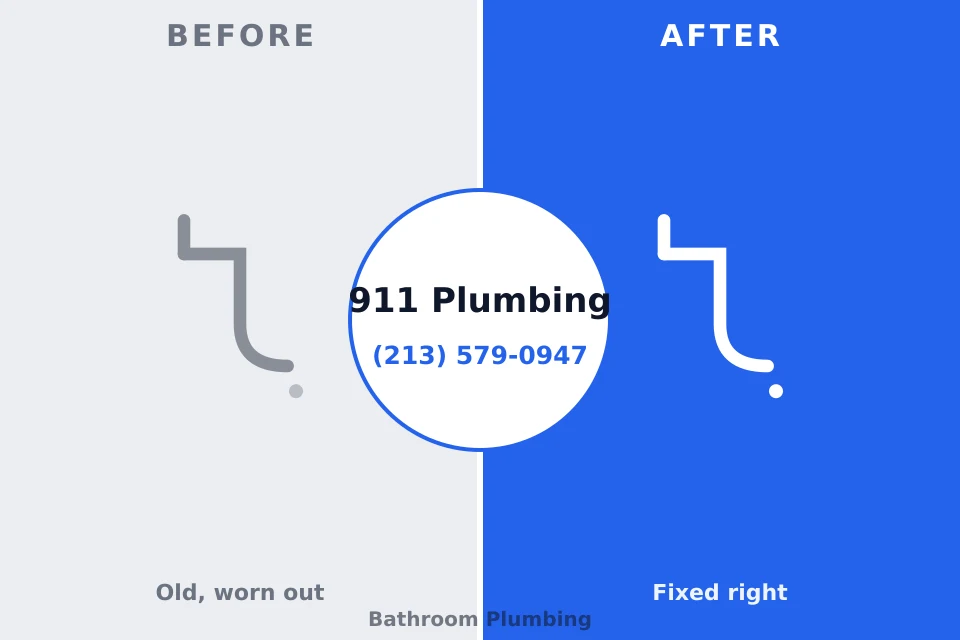 Before and after: plumbing repair Kiln, MS